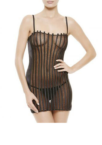 Black Graphique Couture Chemise