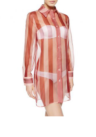 Seawind Striped Silk Organza Shirt