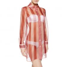 Seawind Striped Silk Organza Shirt